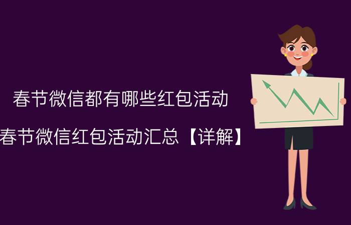 春节微信都有哪些红包活动 春节微信红包活动汇总【详解】